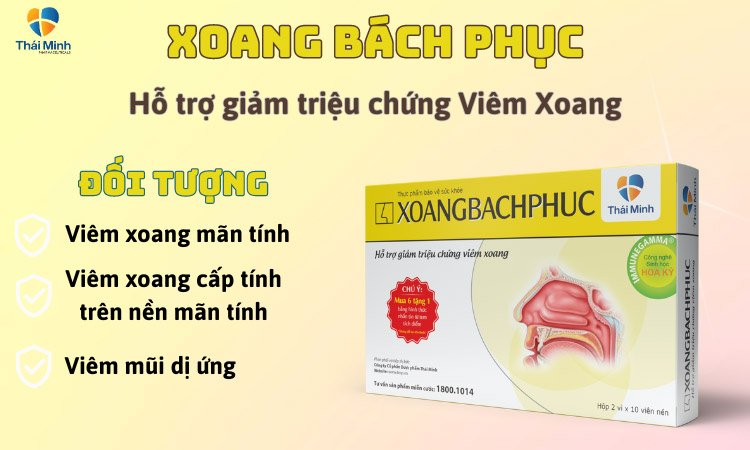 Xoang Bách Phục - Hỗ trợ giảm triệu chứng viêm xoang